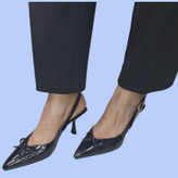کفش پاپیون ورنی