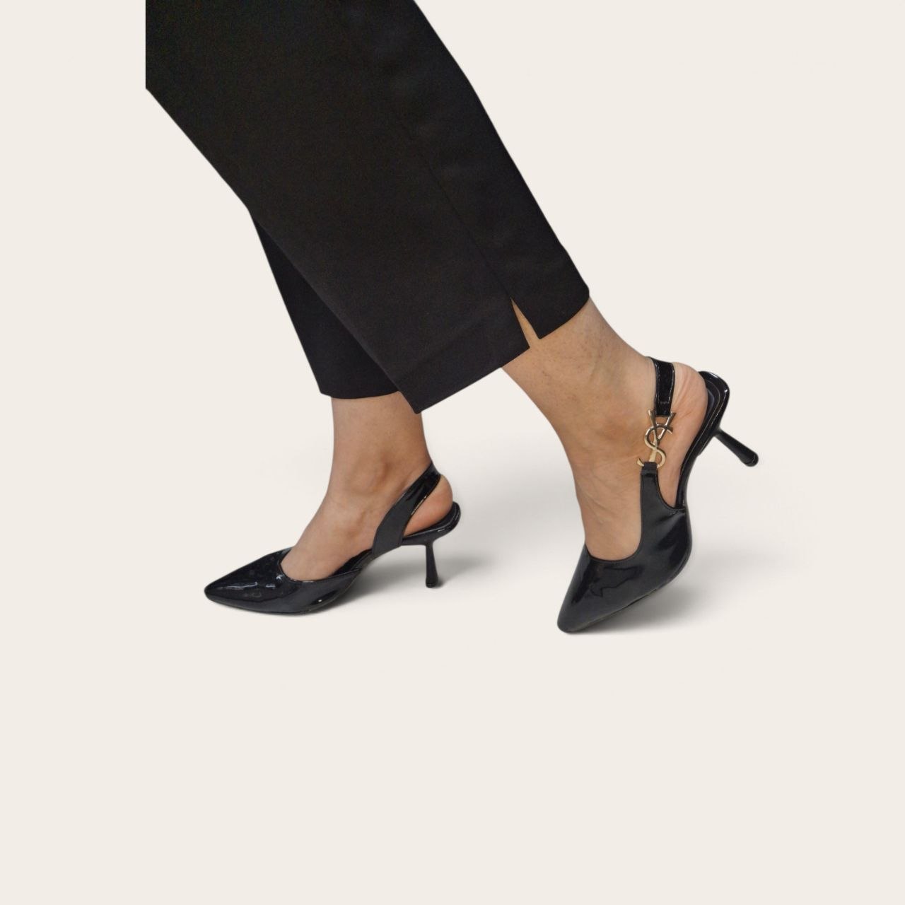 کفش پاشنه دار ysl